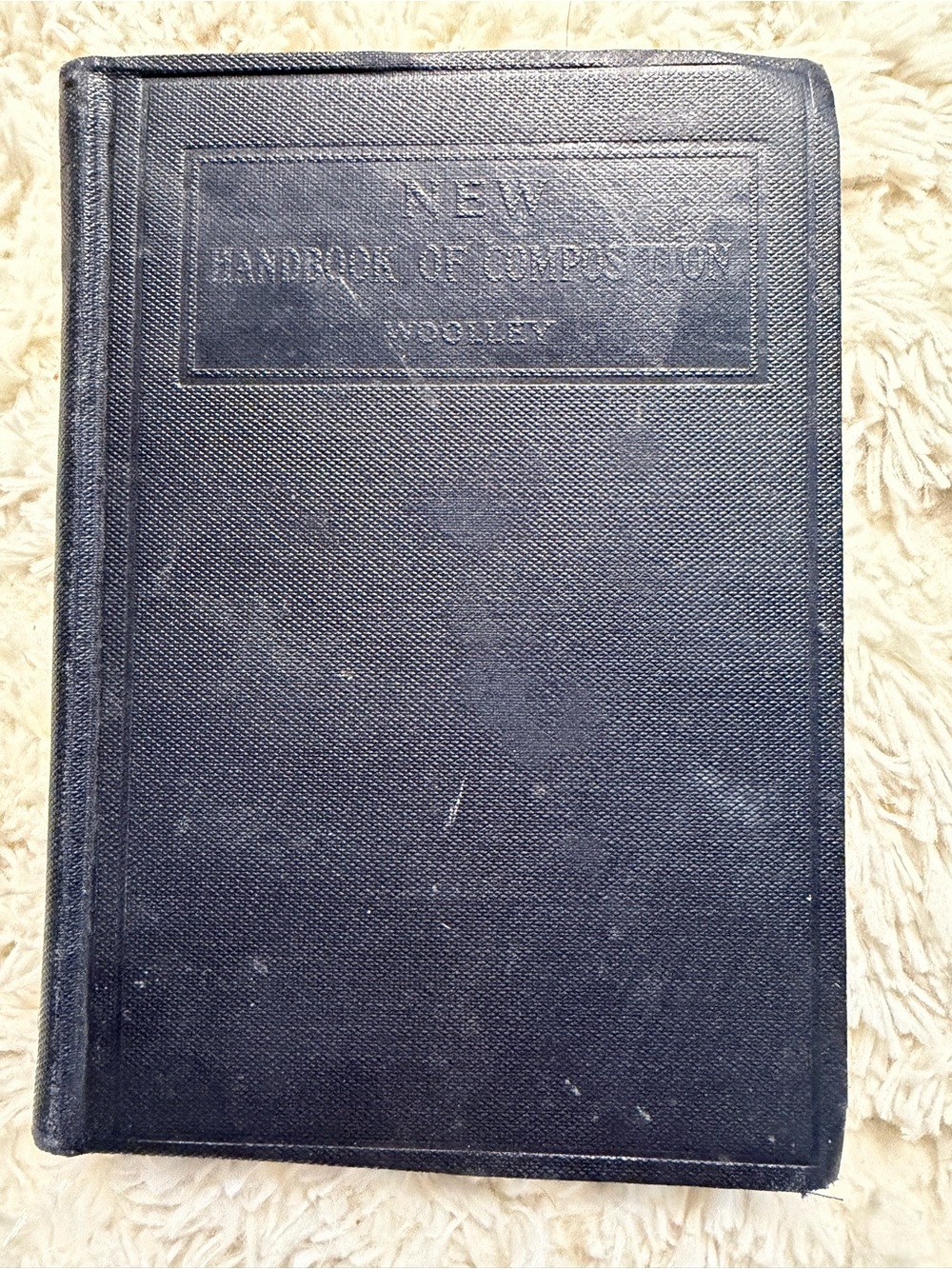 Vintage 1926 English Grammar Book - New Handbook of Composition by Woolley